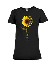 Load image into Gallery viewer, Be Here Tomorrow Sunflower Spina Bifida Awareness Ladies Tee
