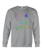 Load image into Gallery viewer, Colorful Cat Heart Custom Design Gift For Cat Lovers Sweatshirt
