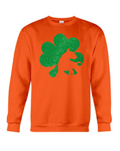 Load image into Gallery viewer, Bull Terrier Clover St Patrick&#39;s Day For Dog Lovers Sweatshirt
