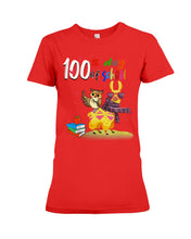 Load image into Gallery viewer, 100Th Day Of School Funny Llama  And Owl Gifts For Students Ladies Tee
