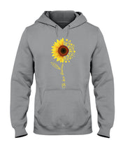 Load image into Gallery viewer, Be Here Tomorrow Sunflower Spina Bifida Awareness Hoodie
