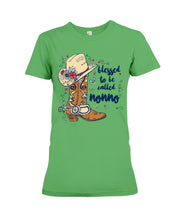 Load image into Gallery viewer, Blessed To Be Called Nonno Cowboy Custom Design Gifts Ladies Tee
