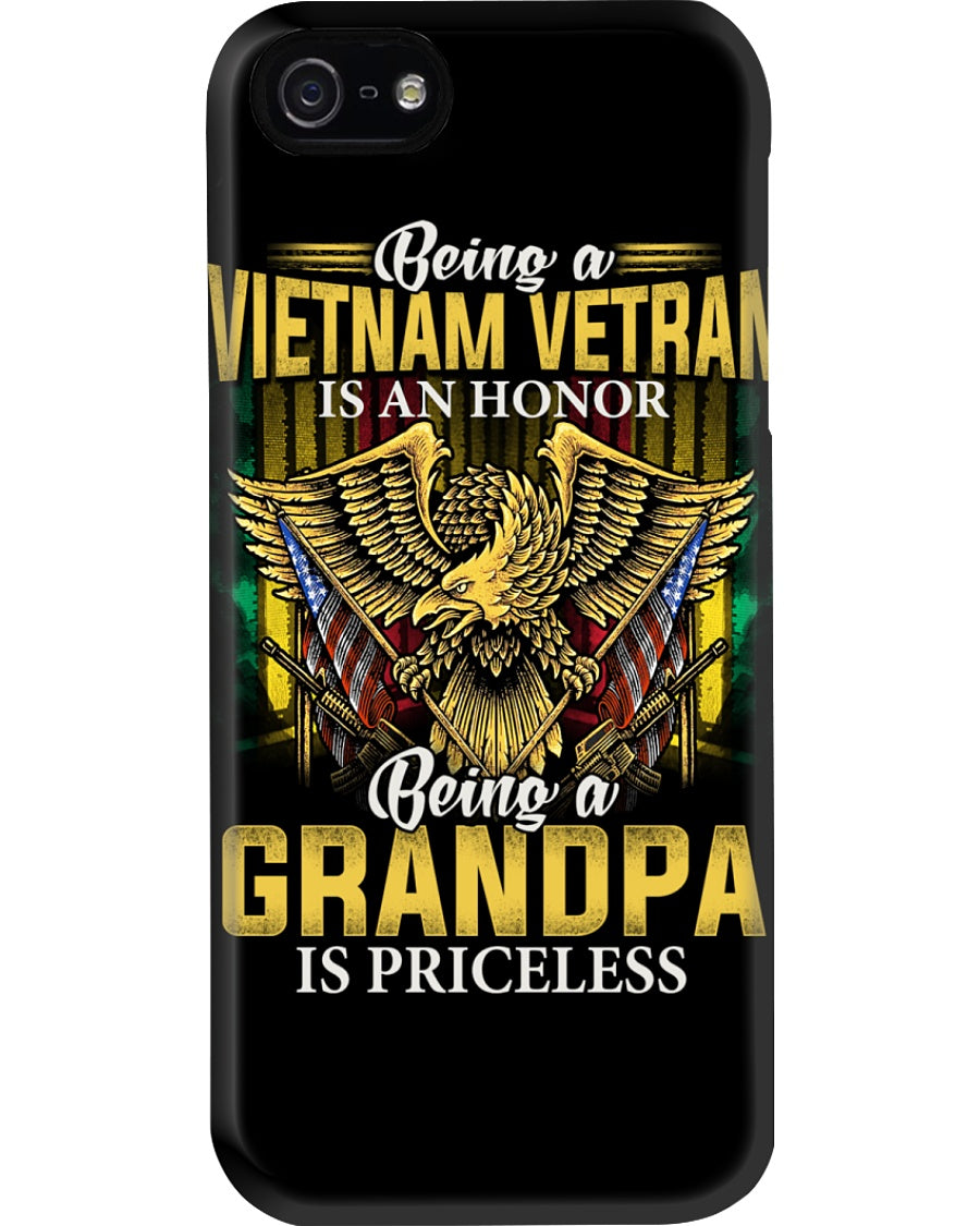 Being A Vietnam Veteran Is An Honor Grandpa Gifts Phone case