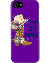 Load image into Gallery viewer, Blessed To Be Called Nonno Cowboy Custom Design Gifts Phone case
