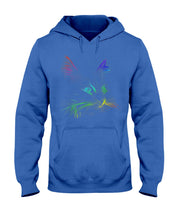 Load image into Gallery viewer, Colorful Cat Heart Custom Design Gift For Cat Lovers Hoodie
