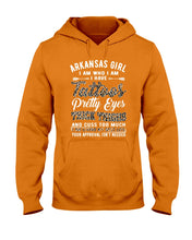 Load image into Gallery viewer, Arkansas Girl Have Tattoos Pretty Eyes Gifts For Arkansas Girls Hoodie
