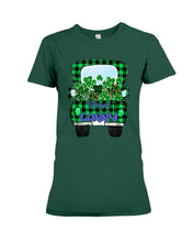 Load image into Gallery viewer, Blessed Ganny Patrick&#39;s Day Custom Design Personalized Name Gifts Ladies Tee
