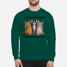 Load image into Gallery viewer, Cat Make Me Happy Gift For Cat Lovers Sweatshirt
