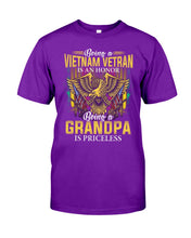 Load image into Gallery viewer, Being A Vietnam Veteran Is An Honor Grandpa Gifts Guys Tee
