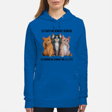 Load image into Gallery viewer, Cat Make Me Happy Gift For Cat Lovers Hoodie
