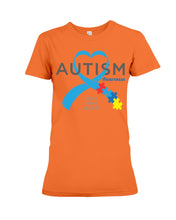 Load image into Gallery viewer, Autism Love Hope Accept Custom Design - World Autism Awareness Day Gift Ladies Tee
