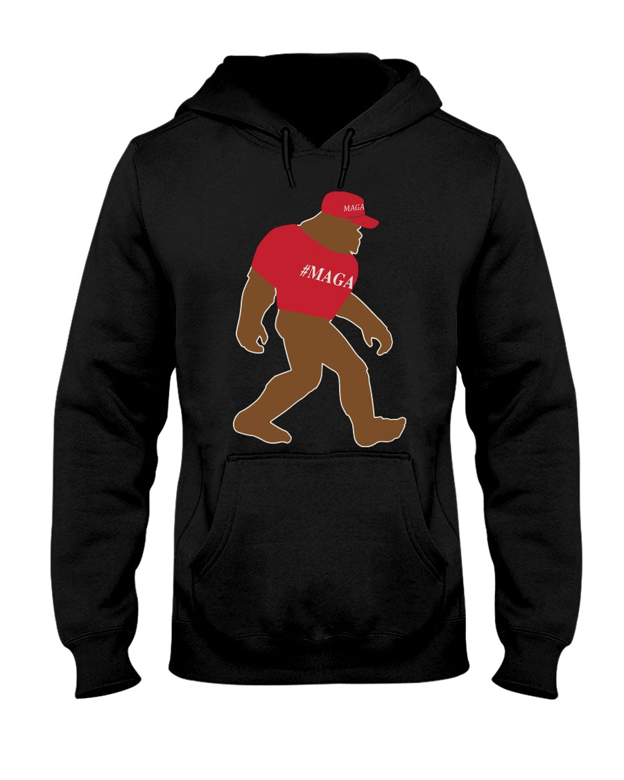 Bigfoot Maga Simple Unique Meaningful Gifts For Bigfoot Lovers Hoodie