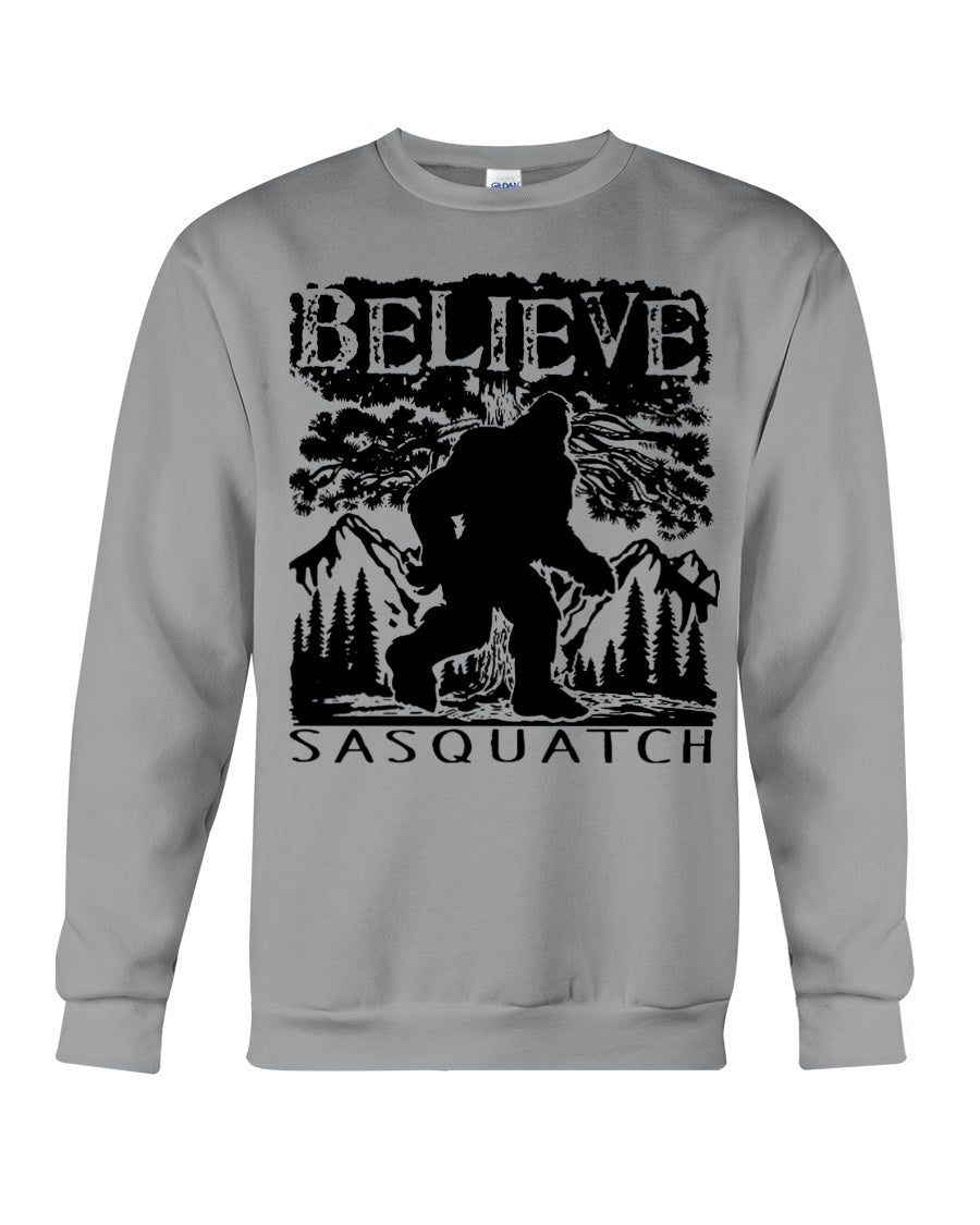Bigfoot Believe Sasquatch Custom Design For Friends Sweatshirt