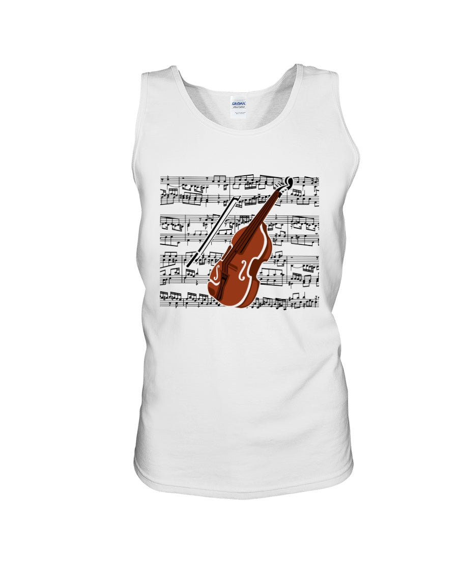 Cello Special Unique Custom Design For Music Instrument Lovers Unisex Tank Top