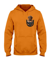 Load image into Gallery viewer, Chesapeake Bay Retriever In Pocket Personalized Name Gifts For Dog Lovers Hoodie
