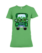 Load image into Gallery viewer, Blessed Nini Patrick&#39;s Day Custom Design Personalized Name Gifts Ladies Tee
