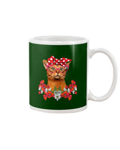 Load image into Gallery viewer, Abyssinian Bow Special Gift For Cat Lovers Mug
