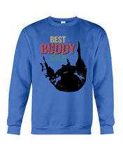 Load image into Gallery viewer, Best Buddy Ever Colorful Words Abstract Personalized Name Gifts Sweatshirt
