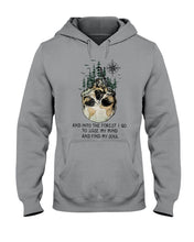 Load image into Gallery viewer, And Into The Forest I Go To Lose My Mind And Find My Soul Skull Hoodie

