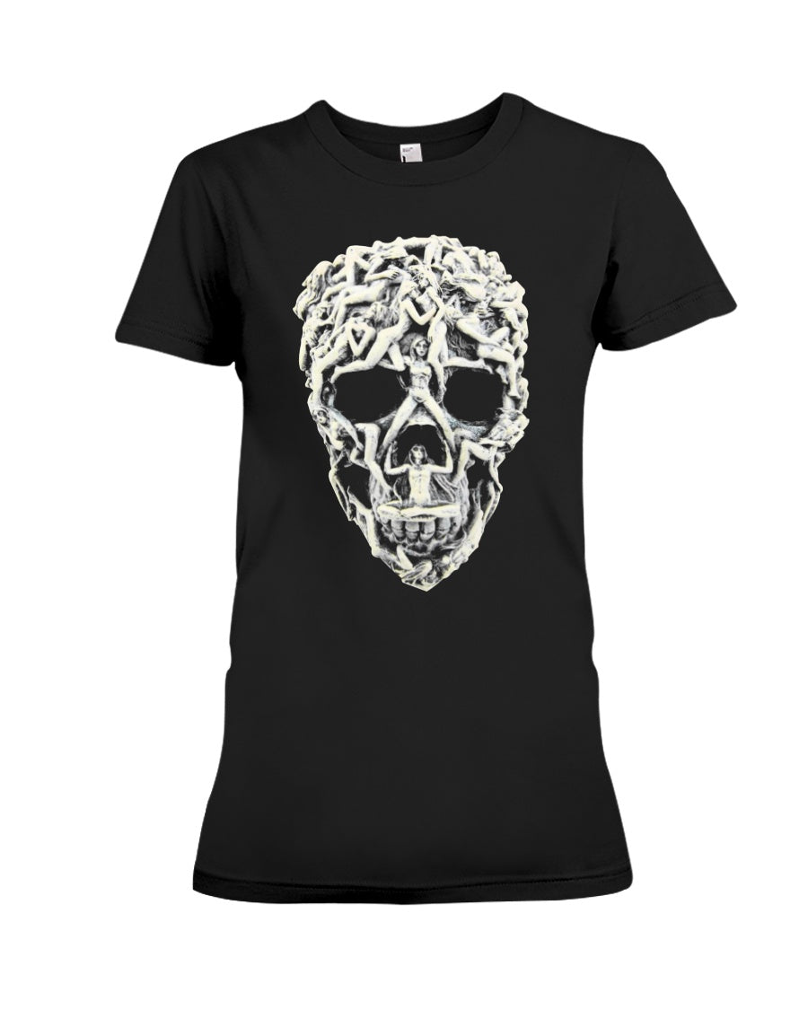 Aphrodite Curse -  Erotic Female Ghosts Skull Ladies Tee