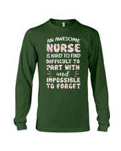 Load image into Gallery viewer, An Awesome Nurse Is Hard To Find Custom Design Unisex Long Sleeve
