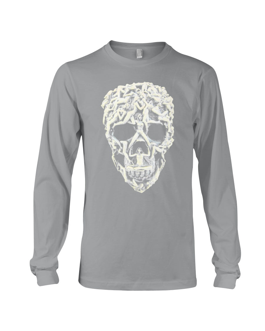 Aphrodite Curse -  Erotic Female Ghosts Skull Unisex Long Sleeve