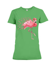 Load image into Gallery viewer, Autism Awareness- Autism Flamingo Custom Design Ladies Tee
