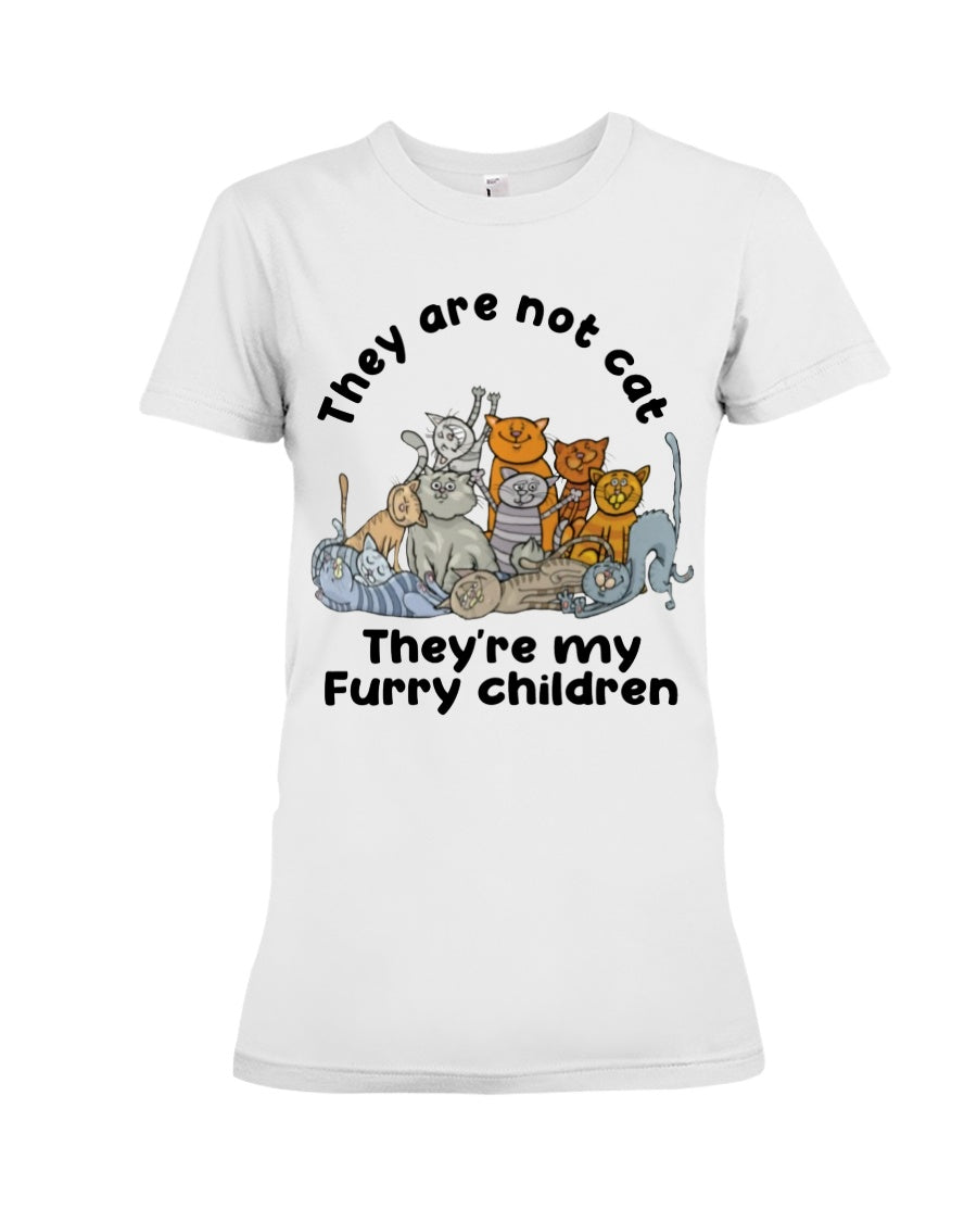 Cat Is Furry Children Custom Design Gifts For Cat Lovers Ladies Tee