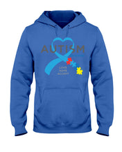 Load image into Gallery viewer, Autism Love Hope Accept Custom Design - World Autism Awareness Day Gift Hoodie
