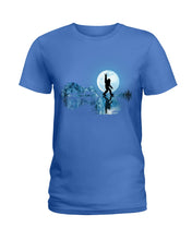 Load image into Gallery viewer, Bigfoot Guitar And Lake  Meaningful Gifts For Bigfoot Lovers Ladies Tee
