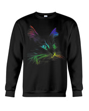 Load image into Gallery viewer, Colorful Cat Heart Custom Design Gift For Cat Lovers Sweatshirt
