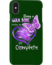 Load image into Gallery viewer, Being A   Gola Bone  Makes My Life Complete Personalized Name Gifts Phone case
