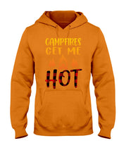 Load image into Gallery viewer, Campfires Get Me Hot Gifts For Camping Lovers Hoodie
