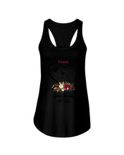 Load image into Gallery viewer, A Simple Woman Loves Dog Hockey And Wine Custom Design Ladies Flowy Tank
