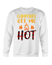 Load image into Gallery viewer, Campfires Get Me Hot Gifts For Camping Lovers Sweatshirt
