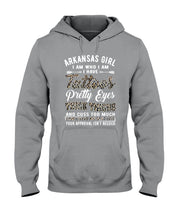Load image into Gallery viewer, Arkansas Girl Have Tattoos Pretty Eyes Gifts For Arkansas Girls Hoodie
