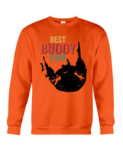 Load image into Gallery viewer, Best Buddy Ever Colorful Words Abstract Personalized Name Gifts Sweatshirt
