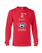 Load image into Gallery viewer, 2Nd Grade Doo Doo Shark Anniversary Gift Unisex Long Sleeve
