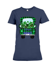 Load image into Gallery viewer, Blessed Nini Patrick&#39;s Day Custom Design Personalized Name Gifts Ladies Tee
