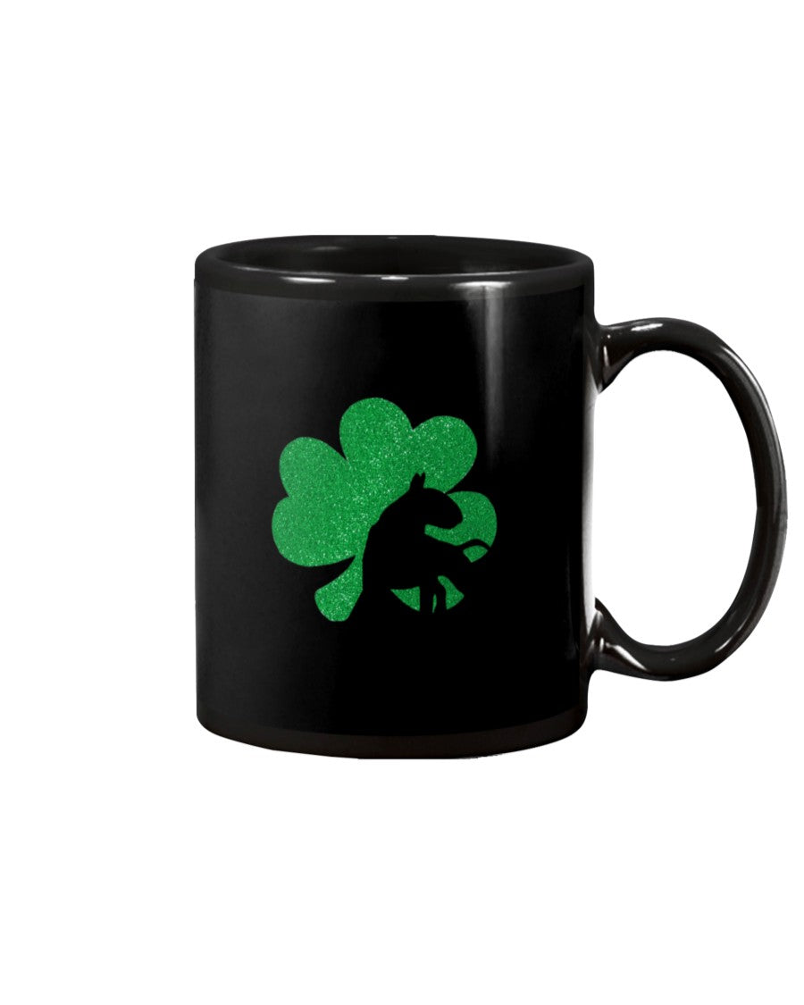 Bull Terrier Clover St Patrick's Day For Dog Lovers Mug