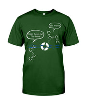 Load image into Gallery viewer, Chemist Help Save I&#39;m Diene - I&#39;m Triene Custom Gift For Friends Who Study Chemistry Guys Tee
