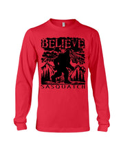 Load image into Gallery viewer, Bigfoot Believe Sasquatch Custom Design For Friends Unisex Long Sleeve
