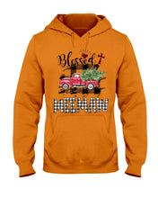 Load image into Gallery viewer, Blessed Meemaw Black And White Plaid Driving Car Custom Design Gifts Hoodie
