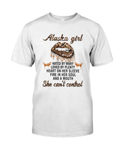 Load image into Gallery viewer, Alaska Girl Have The Mouth She Can&#39;t Control Custom Design Guys Tee
