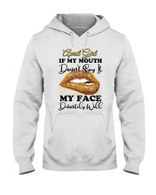 Load image into Gallery viewer, April Girl If My Mouth Doesn&#39;t Say It My Face Definitely Will Custom Design Hoodie
