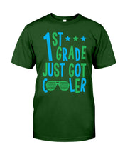 Load image into Gallery viewer, 1St Grade Just Got Cooler Cutest Glasses Guys Tee
