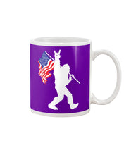 Load image into Gallery viewer, Bigfoot Flag Usa Two-Sided Custom Design Gift For Friends Mug
