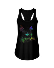 Load image into Gallery viewer, Colorful Cat Heart Custom Design Gift For Cat Lovers Ladies Flowy Tank
