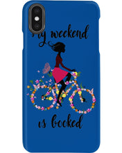 Load image into Gallery viewer, A Beautiful Girl -My Weekend Is Booked Custom Design Phone case
