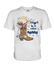 Load image into Gallery viewer, Blessed To Be Called Nonno Cowboy Custom Design Gifts Guys V-Neck
